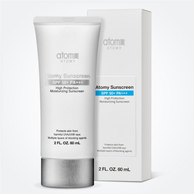 애터미 선크림 베이지 SPF50+ PA+++, 60ml, 1개