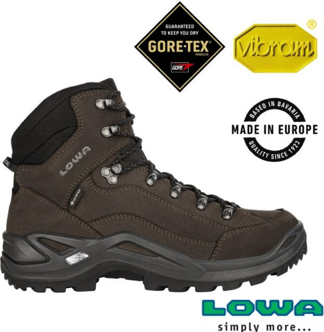 【德國 LOWA】RENEGADE GTX MID 男款 GORE-TEX 防水中筒登山靴 LW310945