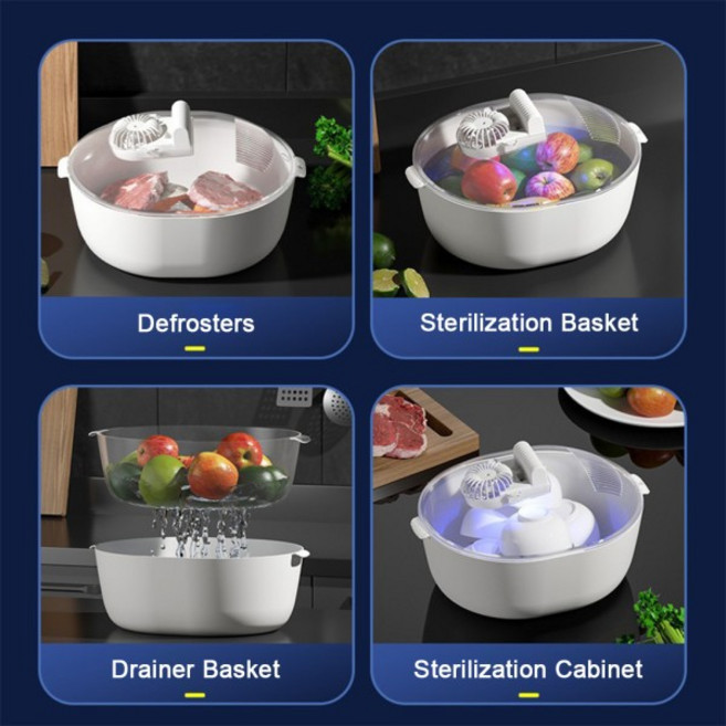 스마트 급속 해동기 음식의 영양을 유지하는 4 in 1 트레이 고기 순환, 01 빠른  Mainland