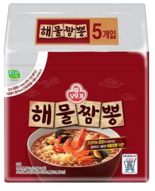 오뚜기 해물짬뽕 5개입, 6개