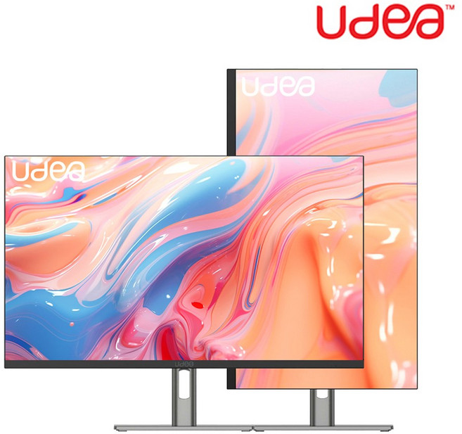 유디아 FHD EDGE 유케어 IPS 홈엔터 100 피벗 모니터, 60.45cm, ED2449KC(일반)