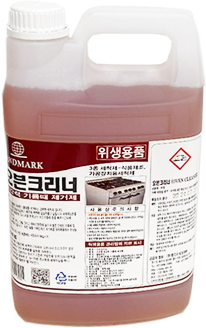 랜드마크 오븐크리너 3.75L 기름때제거제, 1개