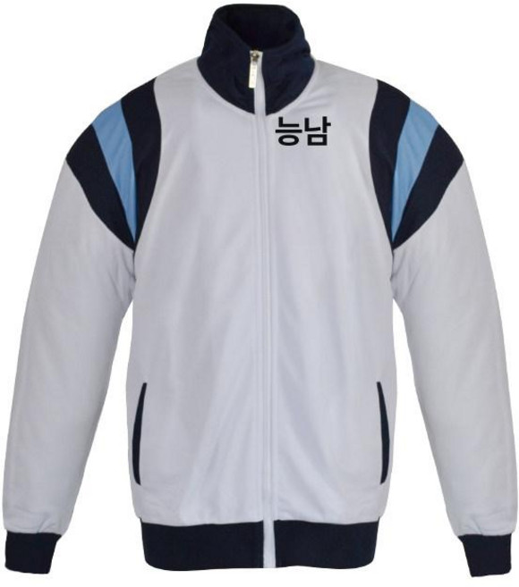 해남 슬램덩크 져지 농구복 점퍼 잠바 강백호 단체복 하이 슬램덩크유니폼 북산 농구 란펑, 1개, 화이트 레이싱 지퍼