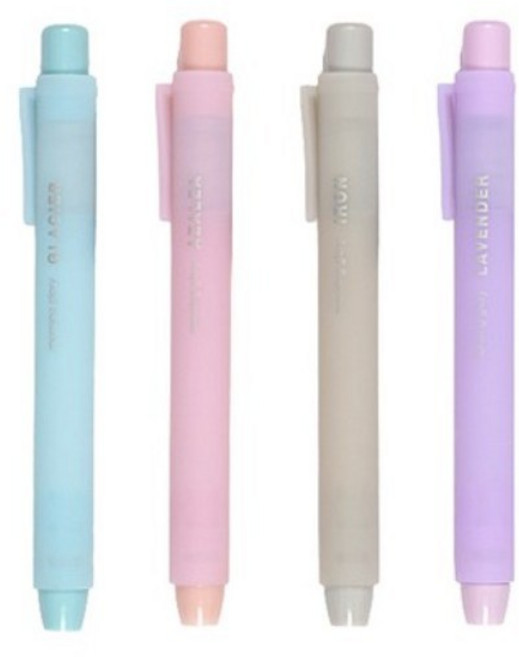 모닝글로리 테마컬러 샤프식 지우개, 3개