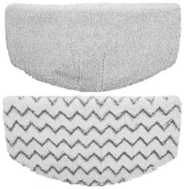 [호환] 누심비 비쎌 스팀청소기 호환 리필 극세사 교체 걸레 2장 (일반용1+찌든때용1), 백앤스팀/심포니 2장세트, 1세트