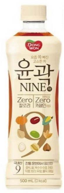 동원 윤곽 NINE 차, 4개, 500ml