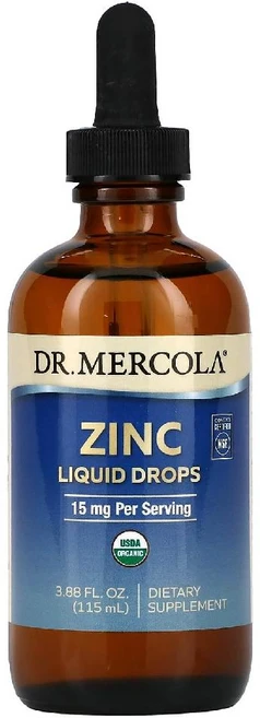 닥터머콜라 아연 Zinc 15mg 징크 액상 드롭 115ml - 쿠팡