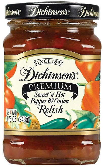 딕킨슨 프리미엄 스위트 앤 핫 페퍼 & 어니언 렐리시, 248g, 1개