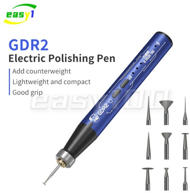 기계식 GDR2 다기능 연마 펜 휴대폰 수리 전기 IC 칩 CPU 드릴링 절단 조각 광택기, 1개