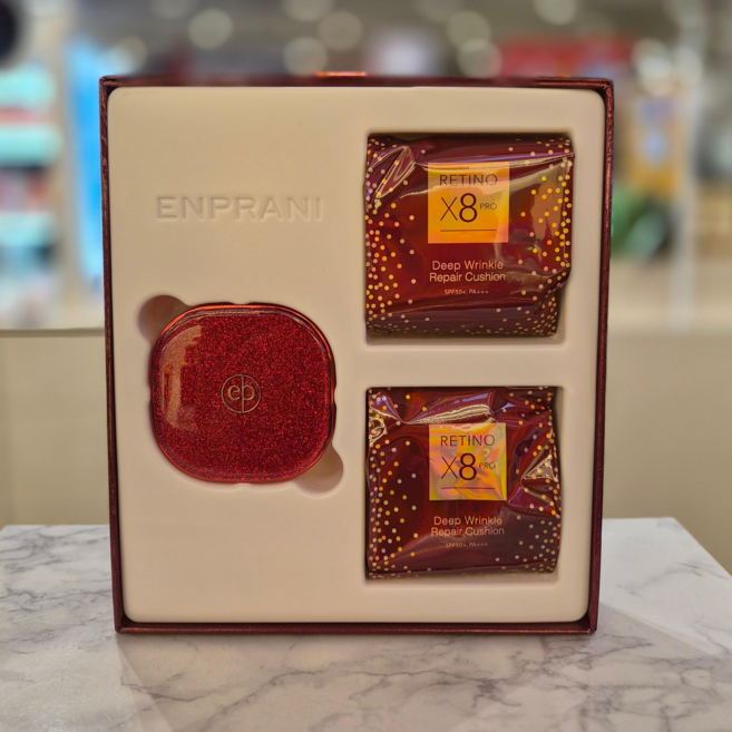 NC안산고잔 엔프라니 레티노에이트 x8 프로 딥 링클 리페어 쿠션 21호 본품1개/리필2개, 1개, 15g