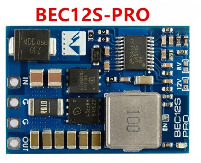 MATEK BEC12S-PRO UBEC 전원 공급 모듈 입력 9V-55V 옵션 5.2V/8V/12V RC 서보 수신기용, 01 BEC12S-PRO