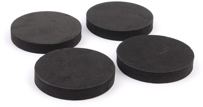 두꺼운 EVA 진동방지 패드 미끄럼 충격흡수 가구받침 층간소음, 블랙, 1세트