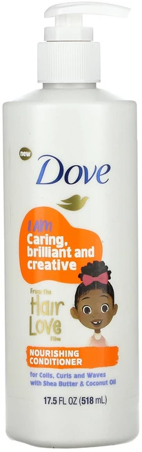 Dove 키즈 케어 너리싱 컨디셔너 땋은머리 컬 및 웨이브용 518ml(17.5fl oz), Dove키즈케어너리싱컨디셔너땋은머리컬및웨이브용518ml - 쿠팡