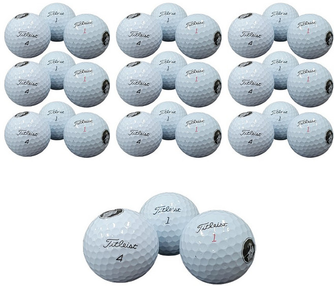 타이틀리스트 PROV1 PROV1X 로스트볼 캐릭터인쇄혼합, 화이트, 30개입, 1개