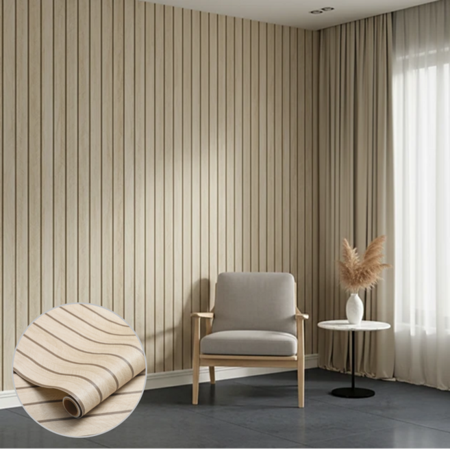 홈앤힐링 붙이는 벽지 시트지 대용량 인테리어 롤벽지, 코지 베이지