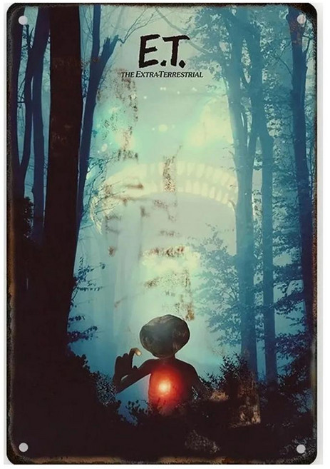 빈티지 금속 주석 표지판 깨는 영화 벽 아트 포스터 플레이트 벽장식 홈 필름 동굴 카페 클럽 차고 레트로, As The Picture 10, 20x14cm, 1개