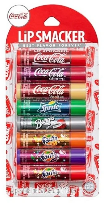 립 스매커 코카콜라 립밤 버라이어티 팩, 8개, 2.75g - 쿠팡