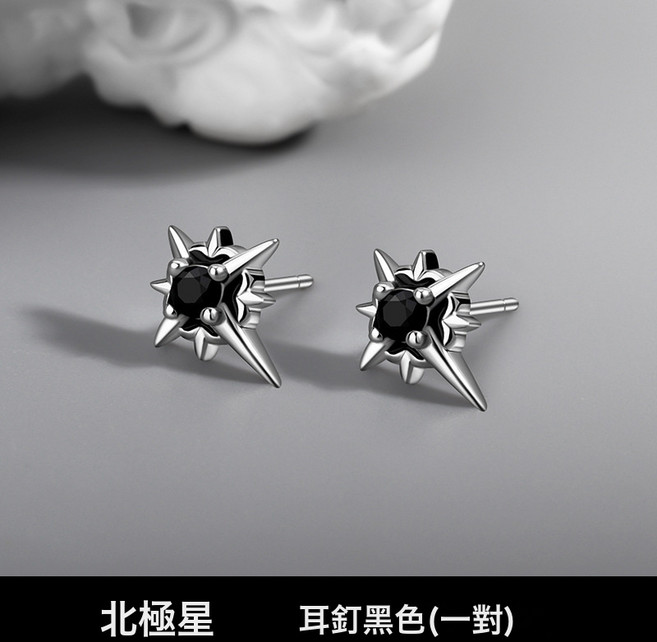 DFMEI s925純銀耳釘男士新款百搭高級感設計小衆男生耳釘