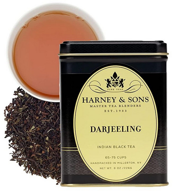 Harney & Sons 루즈 리프 홍차 다즐링 226.8g(8온스)141955, Darjeeling, 118ml