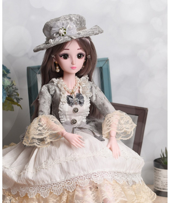 [미미사몰] 고급스런 구체관절인형 여아동 생일 선물 60cm, 8) 다나 공주, 1개