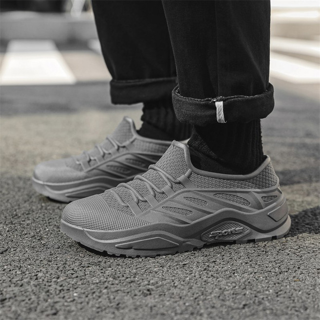 남성용 레인 부츠 가벼운 플랫 슈즈 미끄럼 방지 및 방수 주방 작업용 신발 스타일리시한 레인 부츠