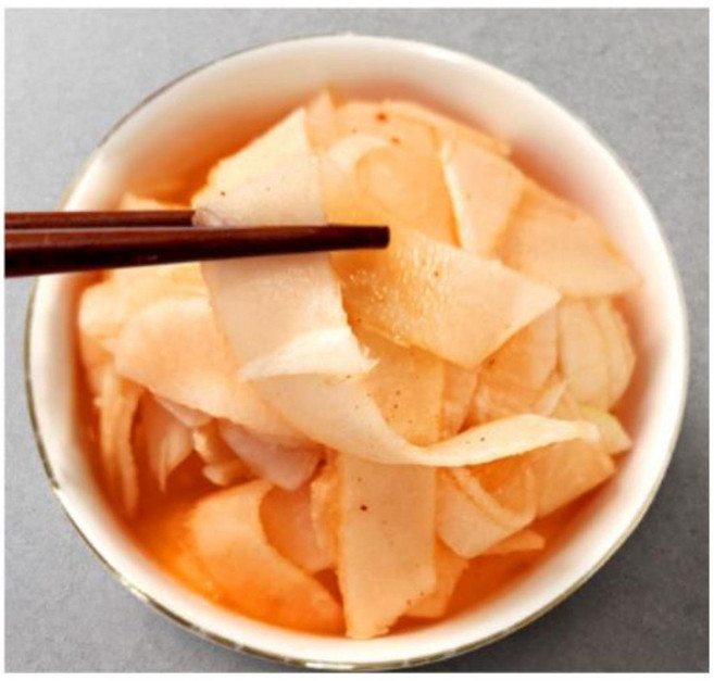 으뜸 냉면 홍김치 5KG 국내산 무 냉면무절임[아이스박스 기본배송], 1개