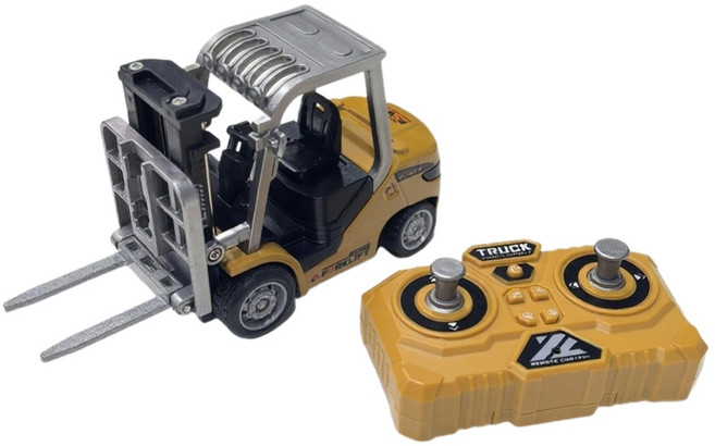 遙控堆高機 玩具車, 黃色, 1個