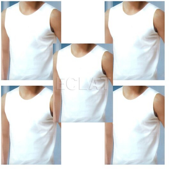 BYC 단색 남성 탱크탑 런닝 5종 BYE1006-WH 195053