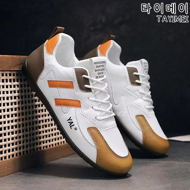타이메이 남성 신발 여름 통기 스포츠 캐주얼 신발 망면 소프트 바닥 단화 패션 가벼운 운동화