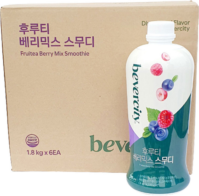 베버시티 후루티 베리믹스스무디 1.8kg 6개