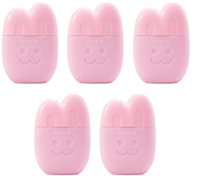 1호 핑크 에딧비 베어버니 톤 필터 선크림 30 ml, 5개, 30ml