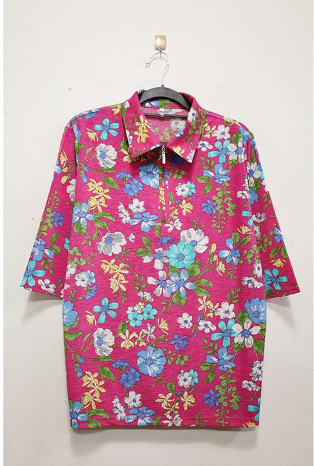 형제상회 할머니티 카라 7부 여름 엄마옷 할머니옷 국산 0010SS08