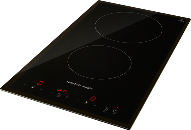 나비엔매직 전기레인지 2구 하이라이트 매립형 원룸전기렌지, 배송만