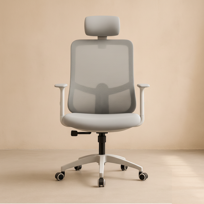 [바른설계] 유니백체어 인생 공부의자, 화이트