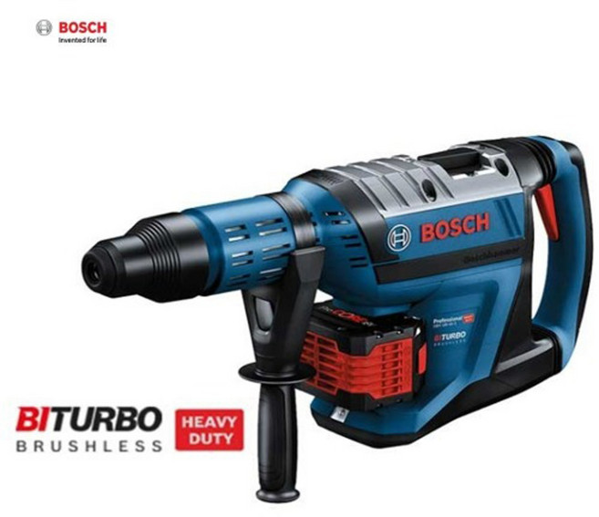 보쉬 충전 SDS 막스 로터리 해머드릴 GBH 18V-45C 세트 충전바이터보, 1개