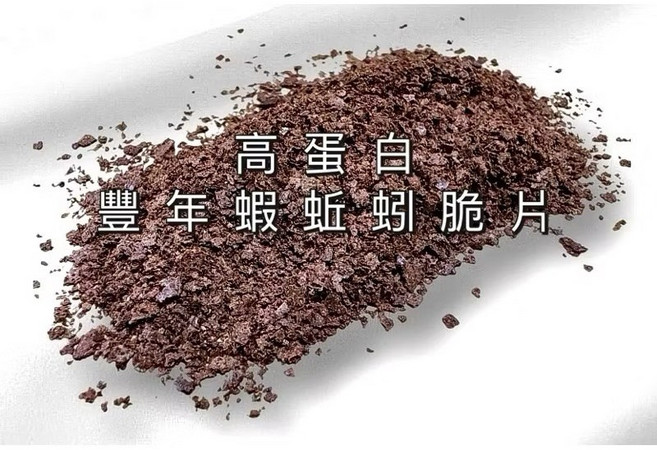 豐年 豐年蝦蚯蚓脆片, 1個, 高蛋白豐年蝦蚯蚓脆片/半浮沉,1公克