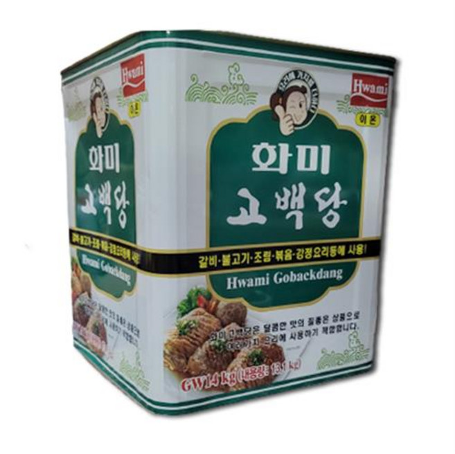 화미 고백당 이온물엿 14kg 무배 업소용 요리당 올리고당, 1개