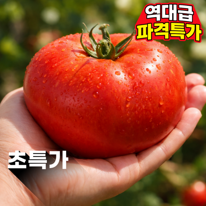 [초특가반값] 초특가할인 특품완숙토마토 환상의맛 장인선별, 1박스, 5kg