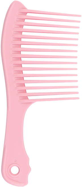 국산 뷰니나 도끼빗 (중) 헤어 브러시 머리빗 미용소품, 핑크, 1개