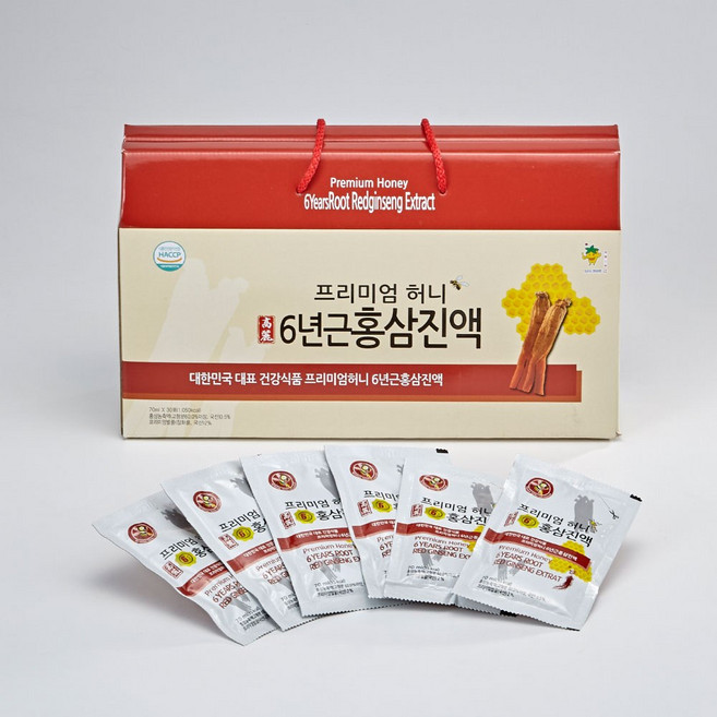 허니비푸드 프리미엄 허니 6년근 홍삼진액, 2개, 2.1L