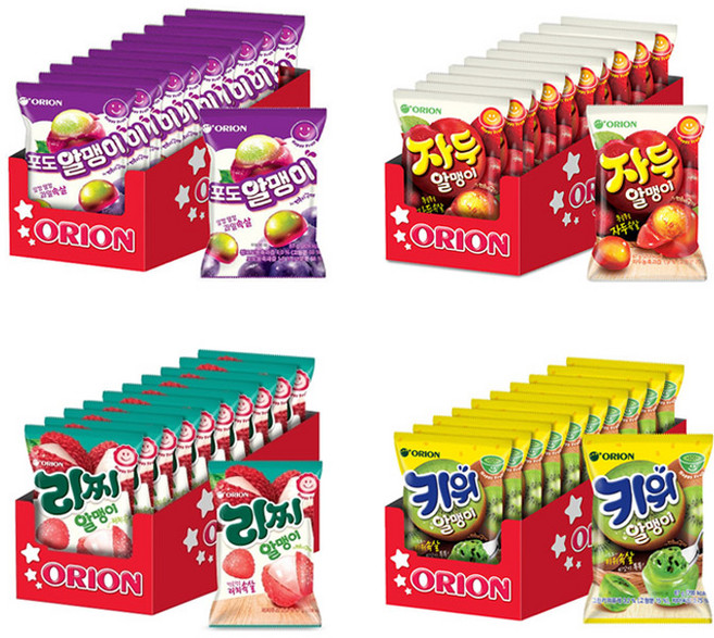 오) 알맹이 4종, 40개