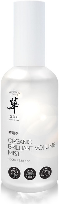 프랑스와즈 화엄사 유기농 광채볼륨 미스트, 1개, 100ml