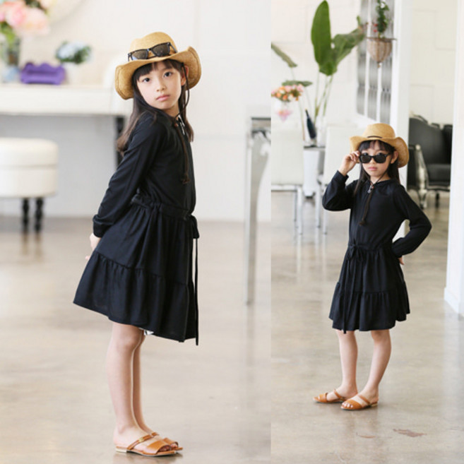 아동용 물놀이 비치가운 비치웨어 여아 수영복 커버업 자외선 차단 / 러블리 후드 원피스