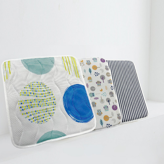 라인하우스 3D메쉬 사계절용 통세탁방석 차량용 사무용 통풍방석 랜덤 발송 1개