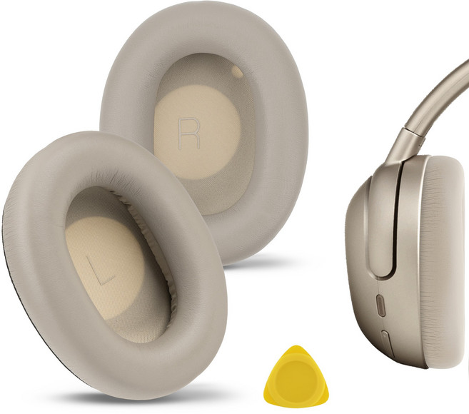 GeekriaDirect 프로틴 가죽 교체 이어패드 TOUR ONE M3 헤드폰 이어쿠션 호환 수리 부품, 모카, 1개, EJZ436