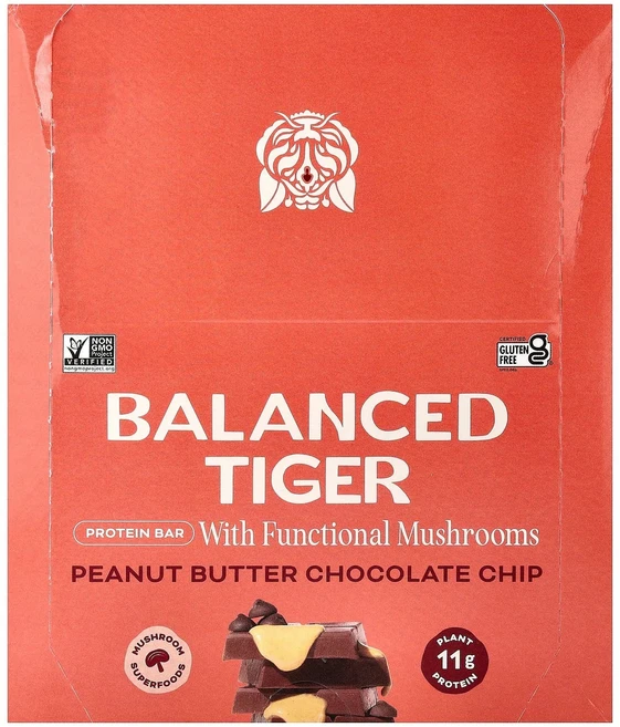 지금 곧 품절됩니다 Balanced Tiger Protein Bar 땅콩 버터 초콜릿 칩 12개입 개당 44g(1.55oz) 서둘러주시면 감사하겠습니다, BalancedTigerProteinBar땅콩버터초콜릿, 44g - 쿠팡
