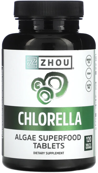 Zhou Nutrition 클로렐라 120정, 1개 - 쿠팡