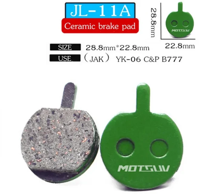 MOTSUV 4 쌍 (8 개) MTB 자전거 유압 디스크 세라믹 브레이크 패드 M315 M445 MT200 부품, 11A 4 Pairs Ceramics