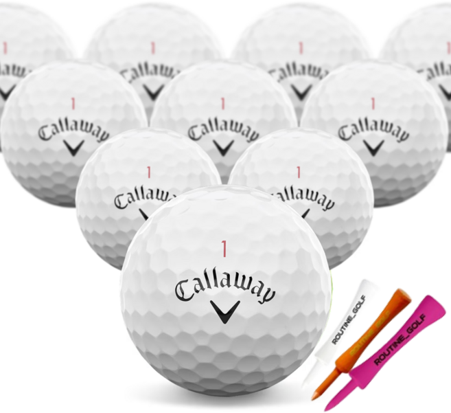 108 캘러웨이 특a+급 로스트볼 골프공 유명골프티 비재생, 화이트, 1개, 30개입