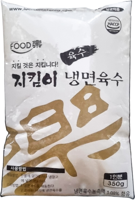 지킴이 냉면 육수 350g x30업소용 식자재 식당용 단체 급식용 식재료 대용량, 30개